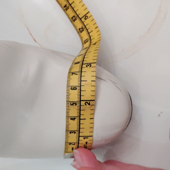 SOLD Unique Vintage White Heeled Gogo Boots - Picture 6 of 6